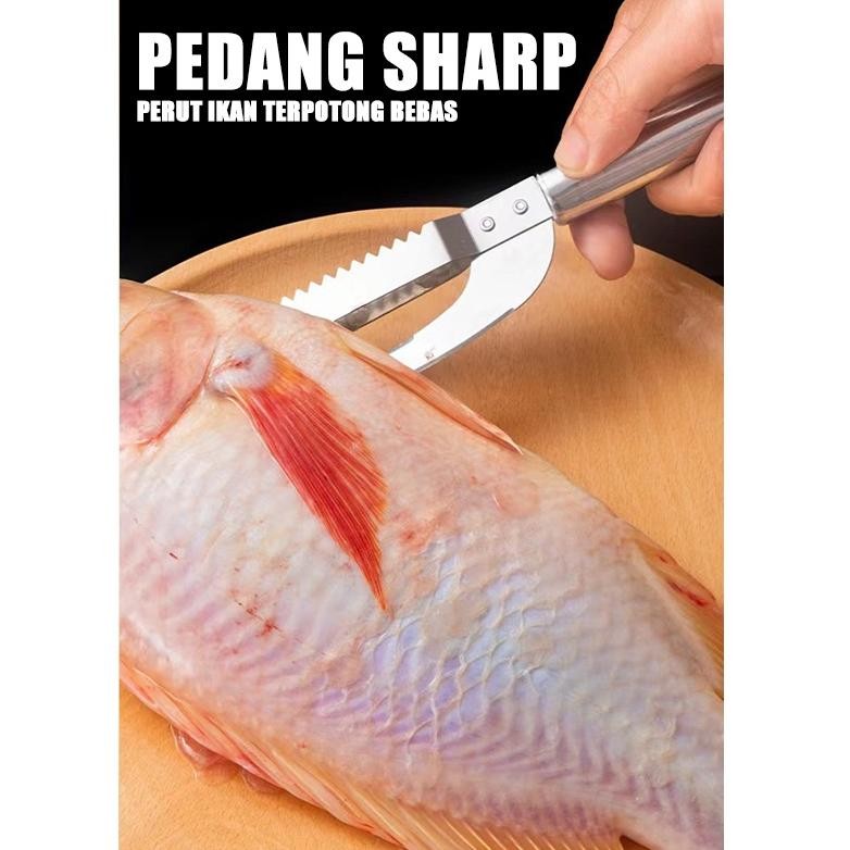 Fg-87 Fish Peeler Pemotong Lkan Pembersih Sisik Praktis La122S3 Parutan Sisik Fish Cutter Scaler Sta