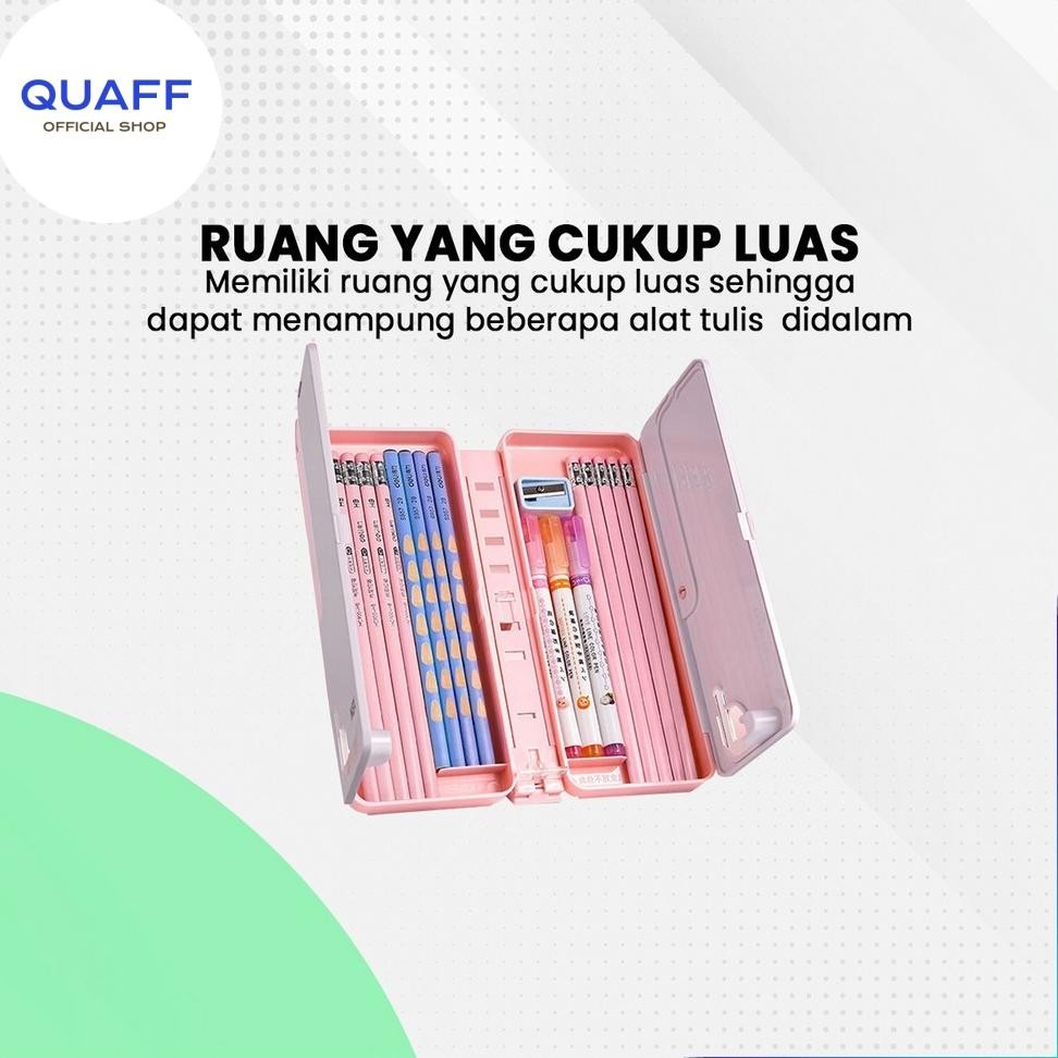 

U-45 Tempat Pensil 2In1 Multifungsi - Book Holder + Papan Tulis Lipat Praktis Untuk Anak Sekolah