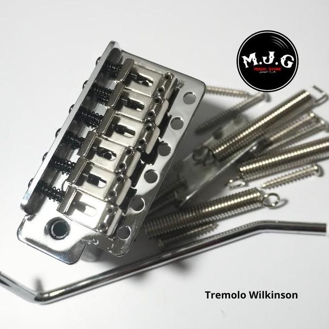tremolo wilkinson gitar elektrik saddle bridge vintage style chrome stratocaster WOV01