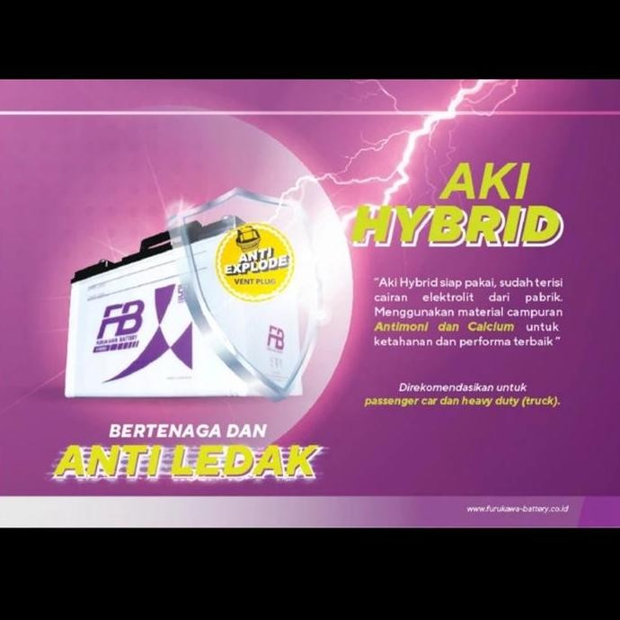 TERMURAH - Aki Hybrid/ FB Hybrid NS60L 12V45Ah / aki Livina Xpander Ertiga