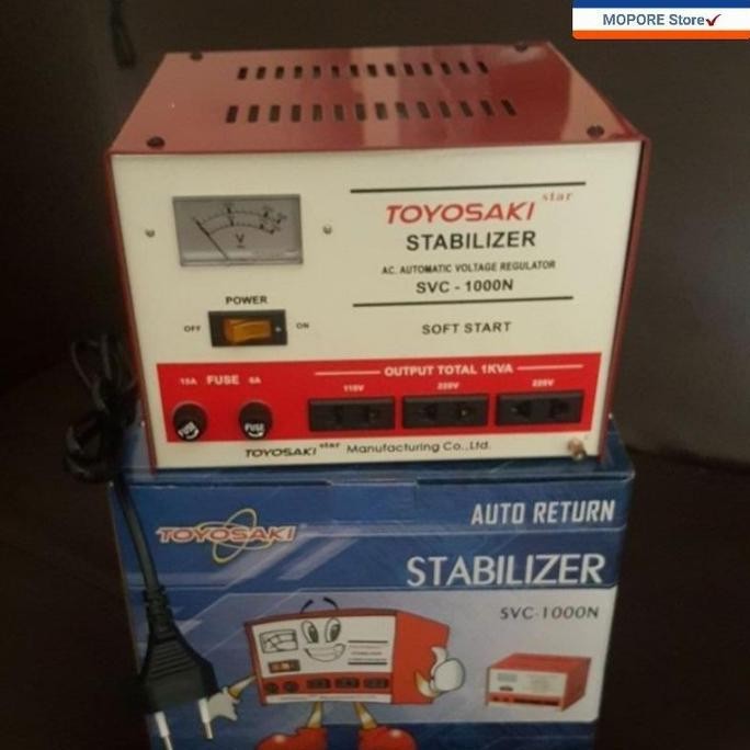 Stabilizer TOYOSAKI 1000Watt/STAVOL TOYOSAKI Model SVC 1000N