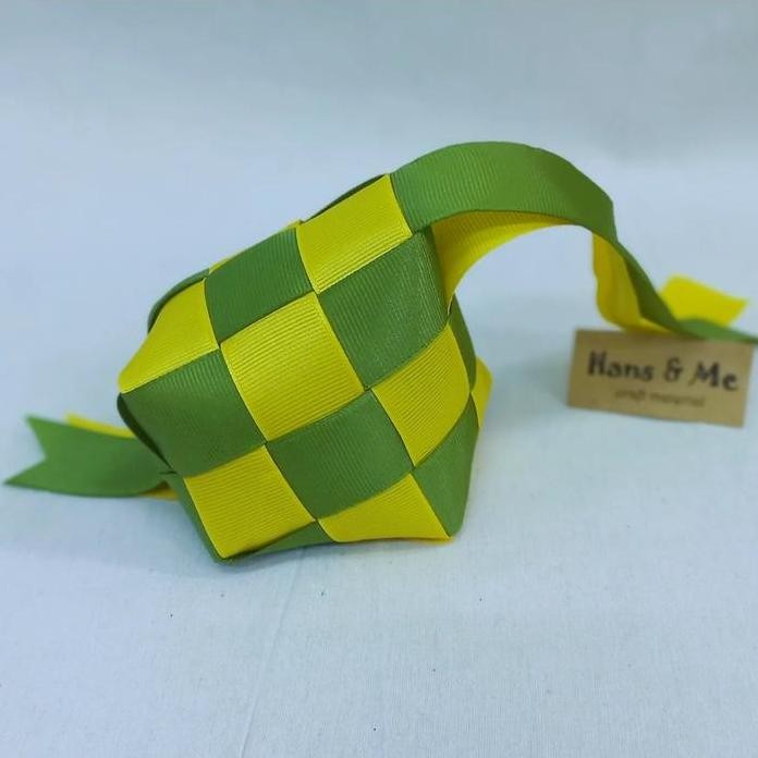 

Hiasan Idul Fitri Ketupat Pita Grossgrain 10Cm