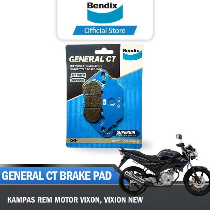 TERLARIS - Bendix Kampas Rem Depan Belakang Cakram ke Pad Motor Yamaha Vixion