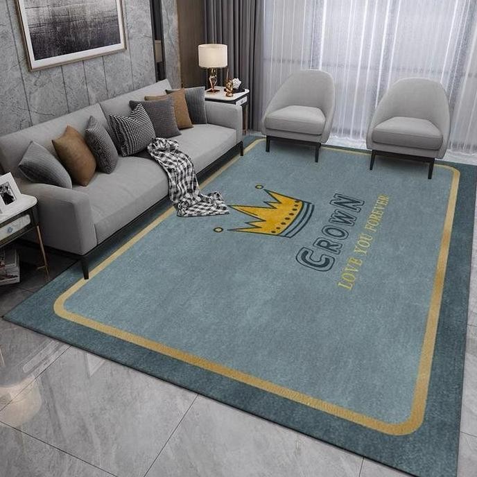 BEBAS ONGKIR - Karpet ruang tamu 80X20 cm Sofa Meja kopi Matras peredam suara kamar tidur Karpet pin