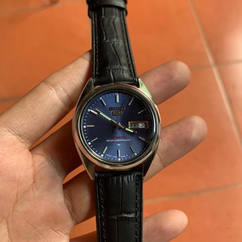 Seiko 5 7009 Navy Blue Dial Original