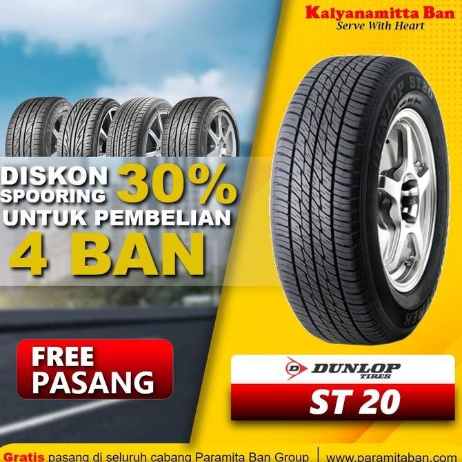 NEW Ban Dunlop 235/60 R16 ST20 Ban Mobil Rush, Terios Ring 16