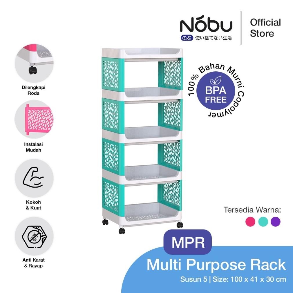 Rak YOYO Rak Serbaguna Rak Apartemen 5 Susun / Rak Yeye 5 Susun / Rak Troli 5 Susun