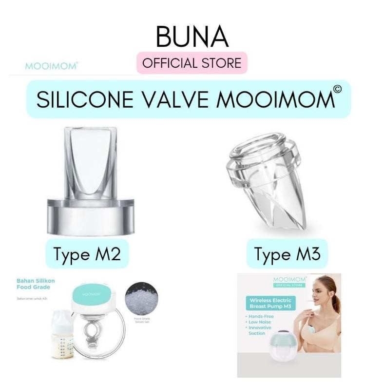 U-45 Valve Mooimom M2 M3 Duckbill Valve Handsfree Breast Pump Pompa Asi Premium