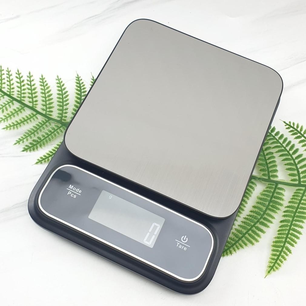 Timbangan Dapur Digital Baterai Charger USB Cas Akurat 10kg