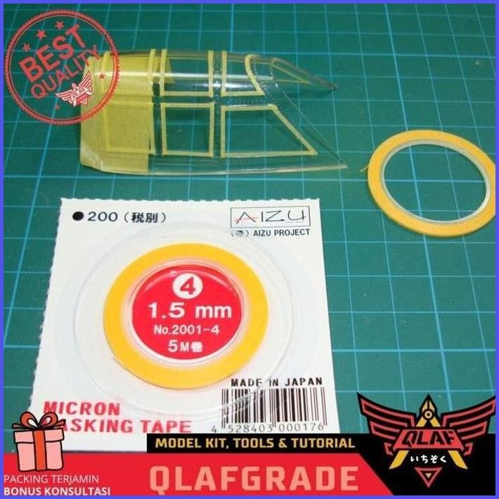 

READY STOCK MASKING TAPE 1.5MM 5METER MICRON MASKING TAPE AIZU PROJECT TERLARIS