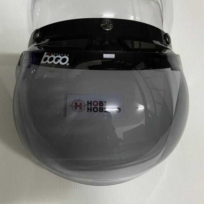 KACA BOGO ORIGINAL KACA ASLI HELM BOGO CEMBUNG CLEAR RETRO
