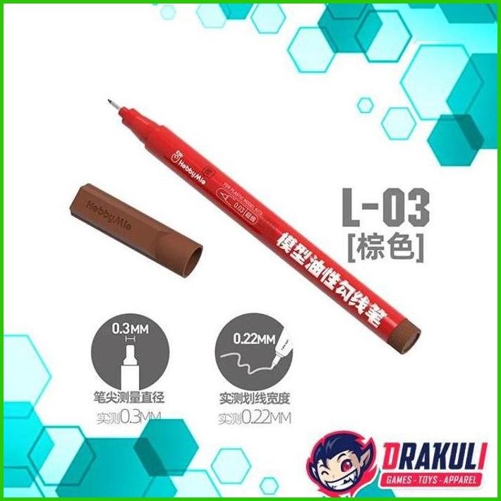 

READY HOBBY MIO PANEL LINING MARKER - RED BROWN L03 TERLARIS