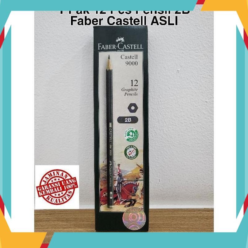 

Cuci Gudang PENSIL FABER CASTELL 2B ORIGINAL (12 PCS ) LJZ-65