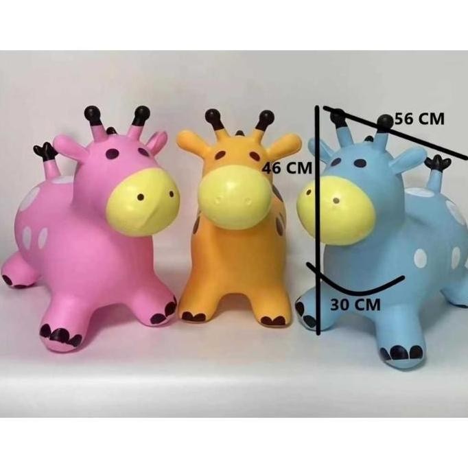JUMPING ANIMAL MAINAN ANAK KUDA KUDAAN KARET ANIMAL JUMPING MUSIC