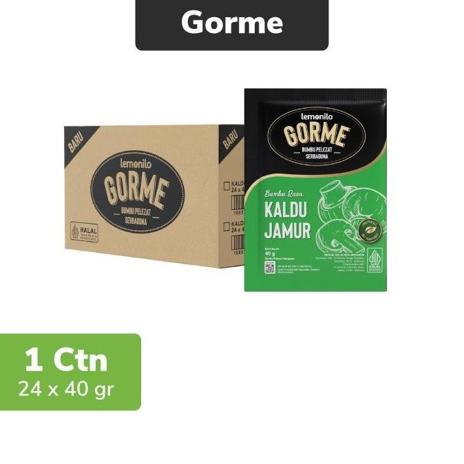 

24 Pcs Lemonilo Gorme Bumbu Pelezat Rasa Kaldu Jamur 40G