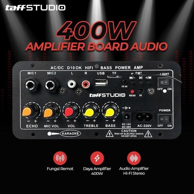 Modul Amplifier Kit Box Ampli Subwoofer Board Audio Bluetooth