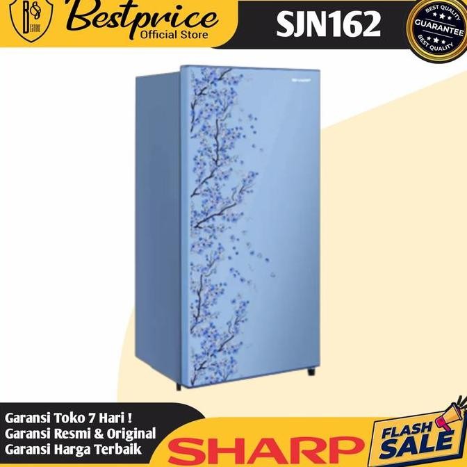 TERBARU - KULKAS 1 PINTU SHARP SJ-N162 SJ N162 KIREI BIG FREEZER NEW MODEL PROMO