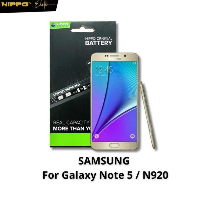 Hippo Baterai Samsung Galaxy Note 5 3000 MAH