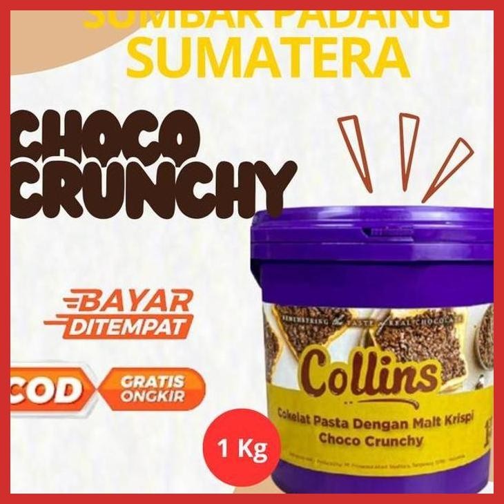 

COD SUMBAR-PADANG COLLINS CHOCO CRUNCHY 1 KG VIRAL DUNIA DIP [BUMBU OLAHAN MAKANAN]