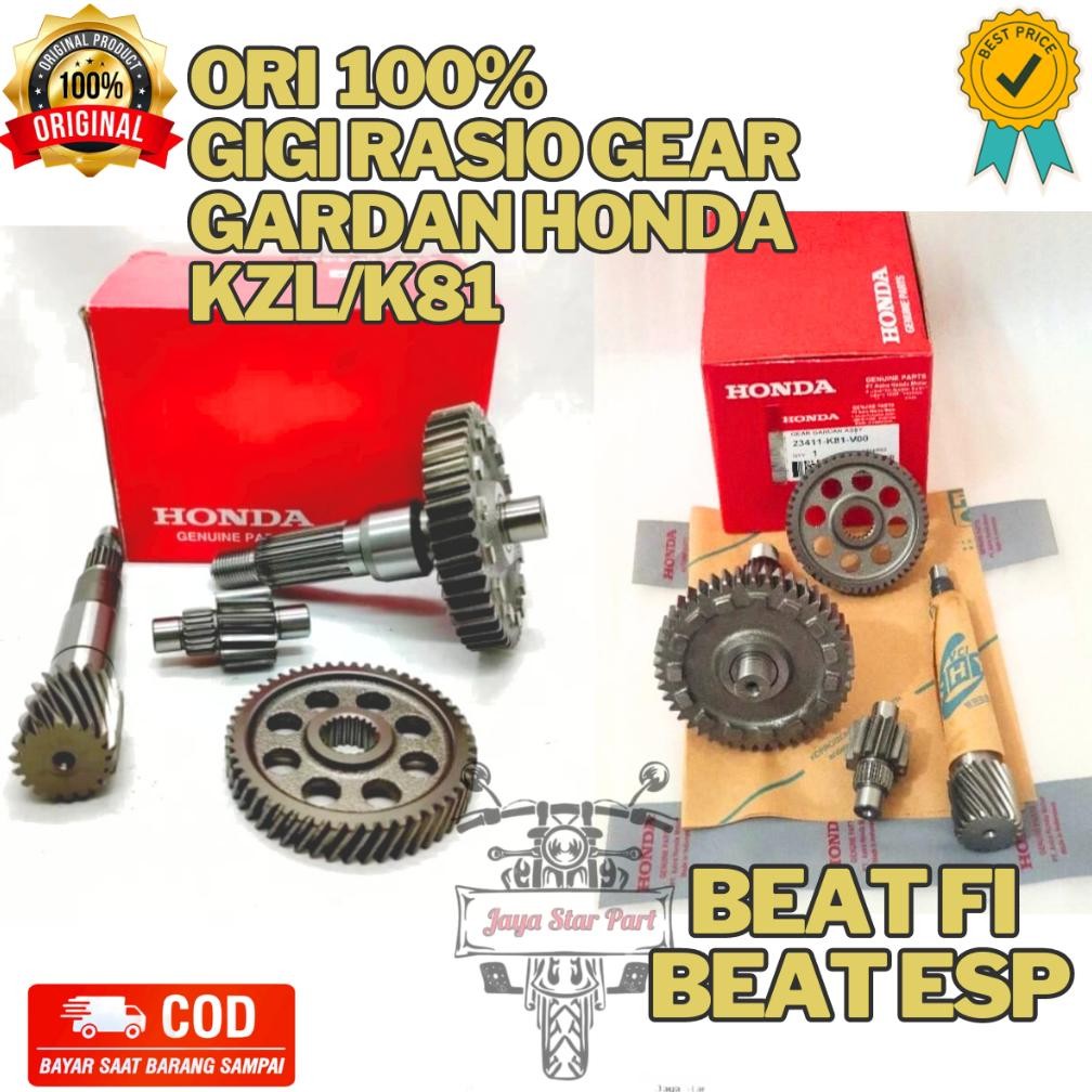 ORINAL HONDA AHM GI RASIO ASLI ORI HONDA KODE KZL/K81 GEAR GARDAN SET KUALIATAS TERBAIIK DAN DI JAMI