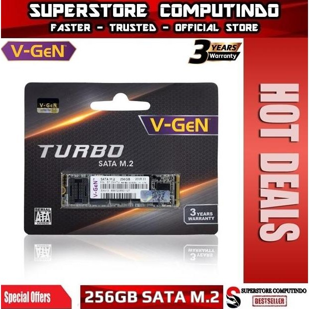 TERLARIS - SSD V-Gen 256GB Turbo SATA M.2 / SSD VGen 256GB M.2 SATA