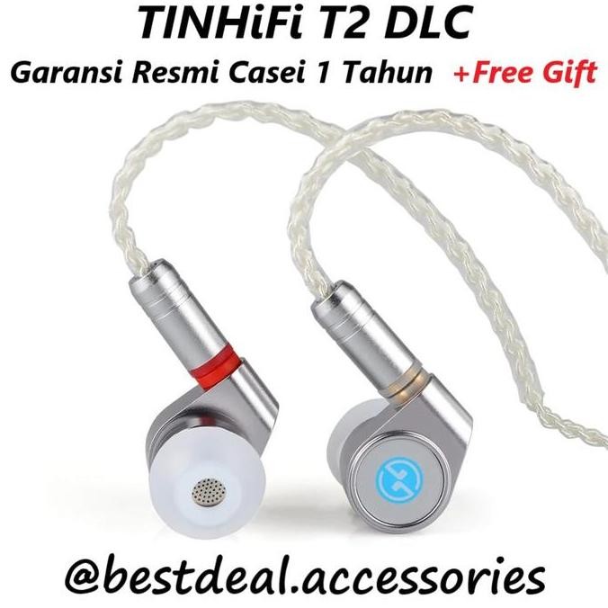 TIN HiFi T2 DLC 2022 10mm Dynamic Driver IEM (New TINHiFi T2 Plus)