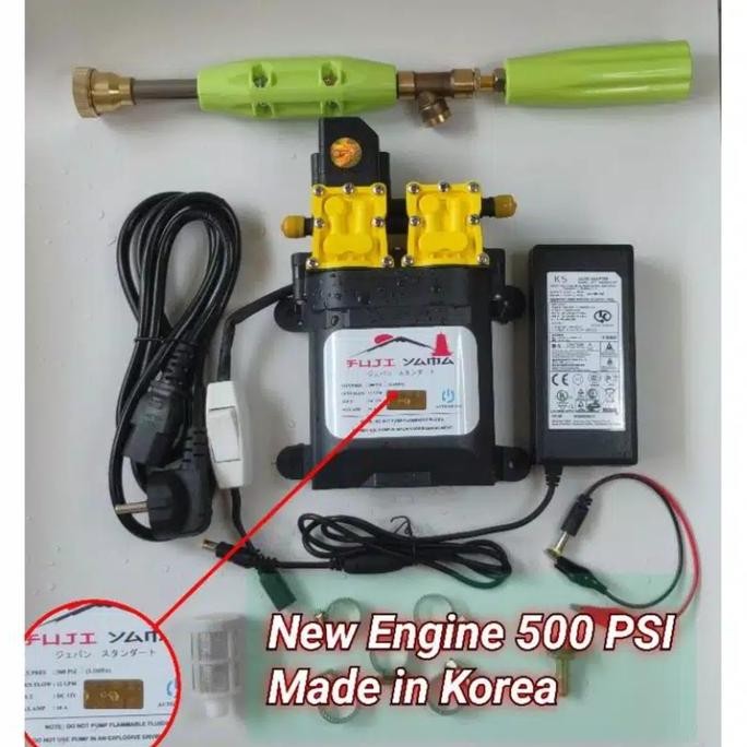 BEBAS ONGKIR - Paket Mesin cuci motor mobil ac jet cleaner steam pump 500PSI Complet