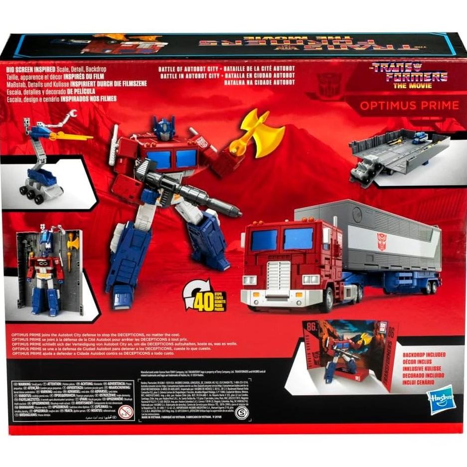 TRANSFORMERS TOYS STUDIO SERIES COMMANDER CLASS THE MOVIE 86-31 OPTIMUS PRIME SPIELZEUG, 17,8 CM,