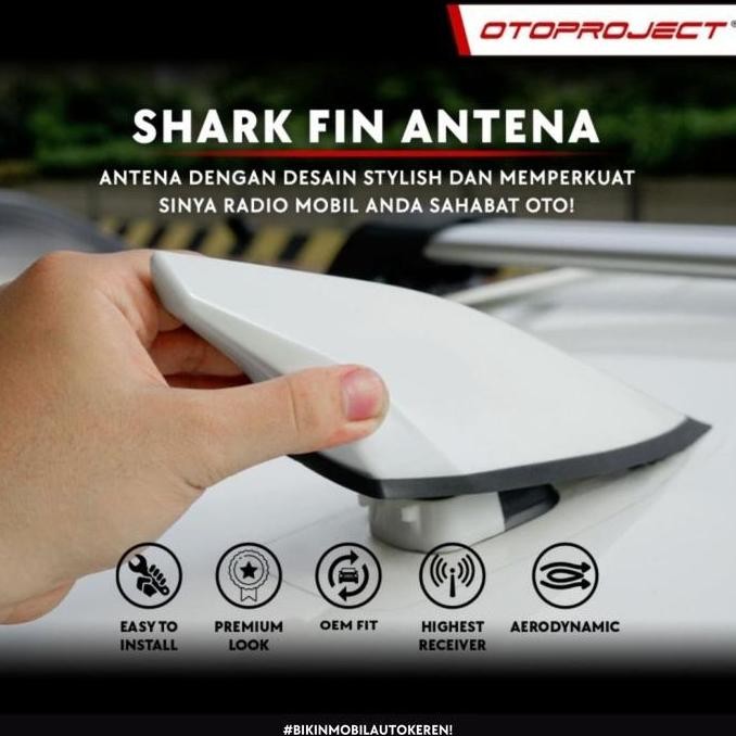 TERMURAH - Otoproject - Shark Fin Antenna Mark Iv | Penguat Sinyal Radio & GPS di Mobil, Model Sport