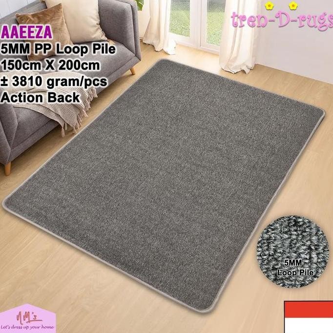 Tren-D-rugs Karpet Polos Bulu Murah Lantai Permadani Minimalis-NMs