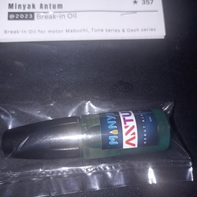 (Good) Antum Minyak Break In Oil Dinamo Motor Tamiya