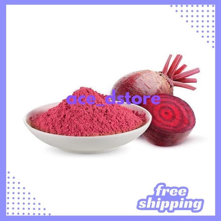 

BUBUK JUS BIT MUDAH LARUT TANPA AMPAS / SPRAYED DRIED BEETROOT BEET BY ACE D'STORE