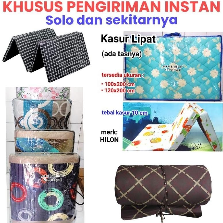 Kasur Busa Lipat / Lantai / Gulung 70x200 90x200 100x200 120x200 140x200 Dari Dakron dan Busa Press 