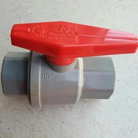 Ball Valve Pvc 11/2 Merk Kdj Harga Spesial