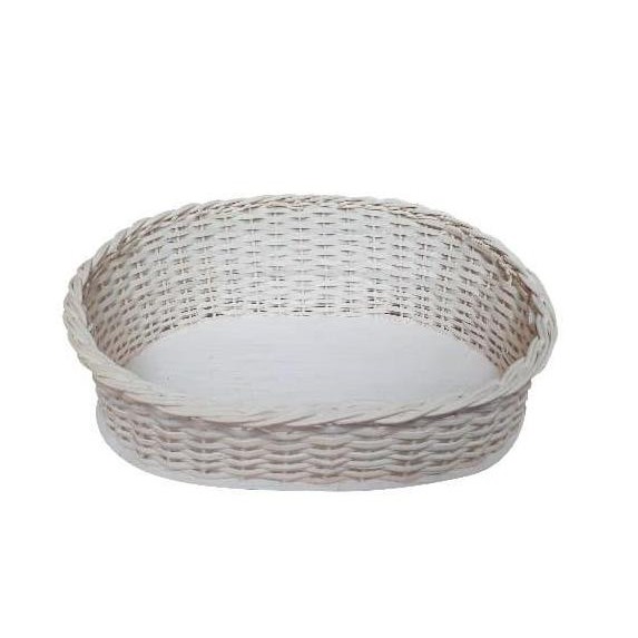 (Good) KERANJANG BUAH ROTAN SANDAR KECIL