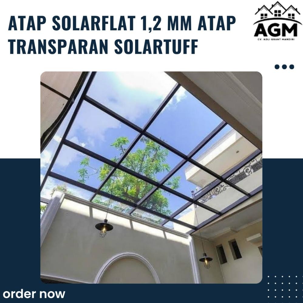 ATAP SOLARFLAT 1,2 MM ATAP TRANSPARAN SOLARTUFF
