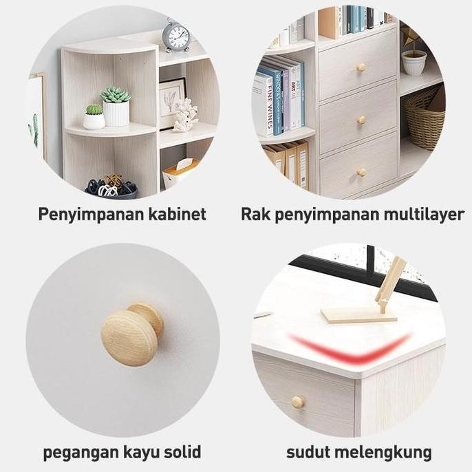Meja Kantor Meja belaja Meja Tulis Meja Kerjadan Rak Serbaguna Multifungsi Meja Komputer meja kamar 
