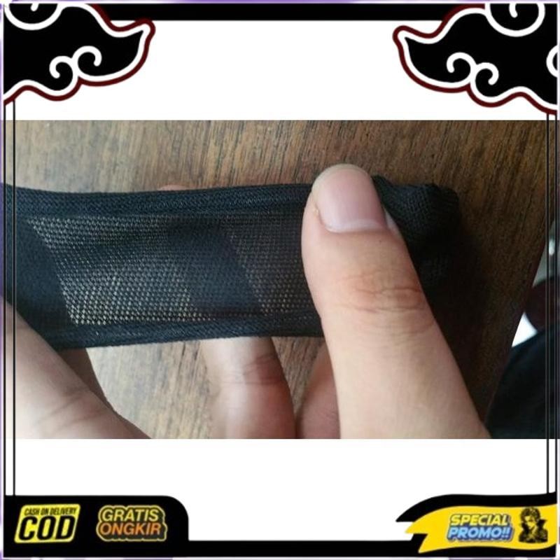 Cod Kain Kasa Penutup Box Speaker Tipis / Denis Kasar Hitam (Melar)