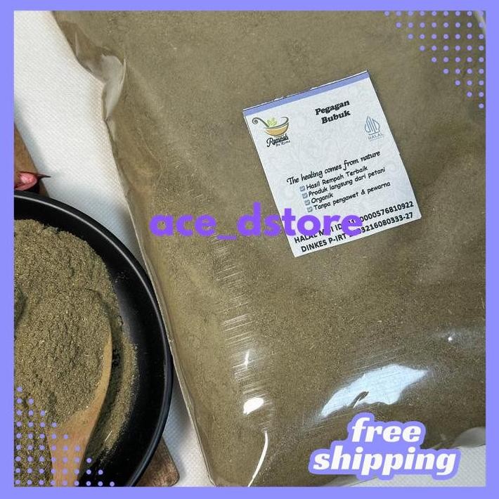

DAUN PEGAGAN BUBUK BERAT PRODUK 500 GRAM BY ACE D'STORE