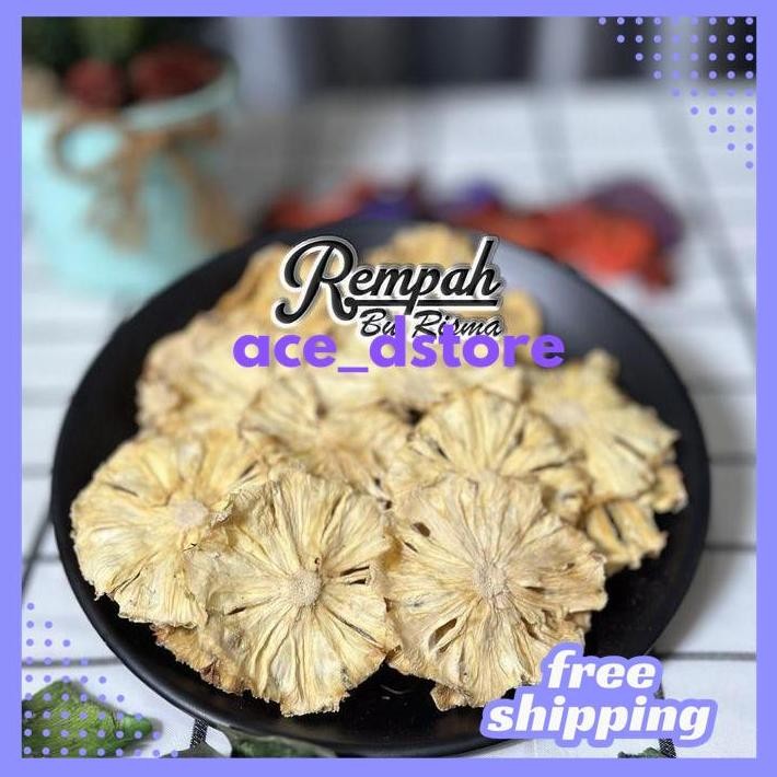 

SIMPLISIA BUAH NANAS IRIS KERING 250 GRAM - REMPAH BU RISMA BY ACE D'STORE
