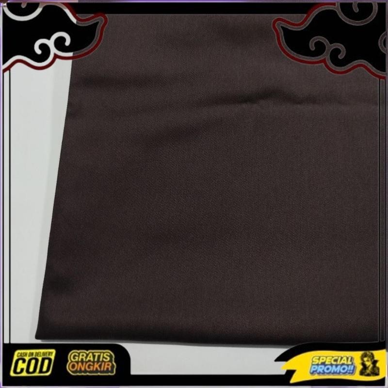 Smile Today Kain Nagata Drill Coklat Pramuka Lebar 150 Kain Seragam Sekolah Seragam Organisasi Serag