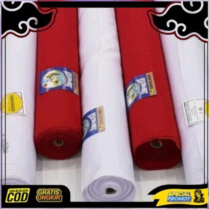 Cod Kain Teteron Tc Jumping Fish / Bahan Bendera Umbul Umbul Spanduk Meteran