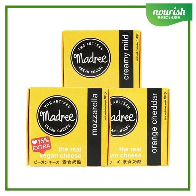 (Good) Madree Vegan Cheese / Keju Vegan Non GMO 100g
