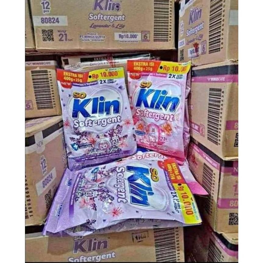 Promo Soklin Softergent Bubuk Kemasan 5000 Kardus 1 Dus Promo
