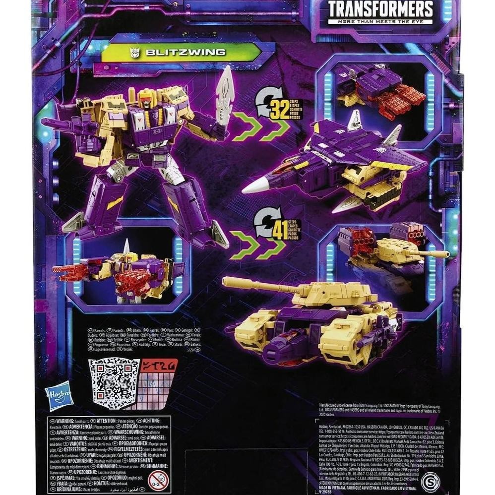 STOK TERBATAS TRANSFORMERS TOYS GENERATIONS LEGACY SERIES LEADER BLITZWING TRIPLE CHANGER