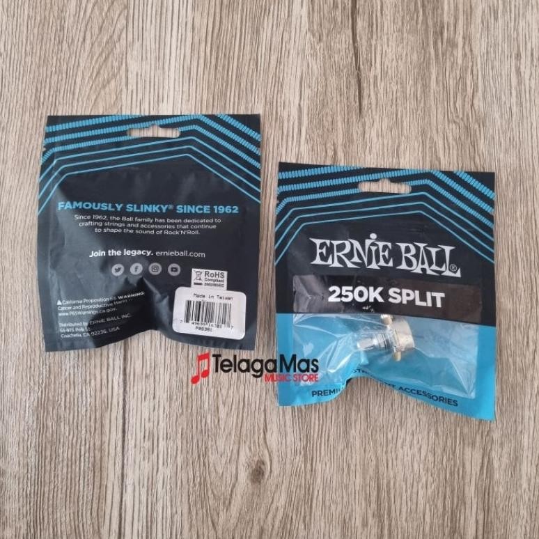 Potensio gitar dan bass ernie ball 250K original