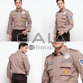 Baju seragam satpam - security terbaru PDL SATU Bahan GAIA Neo Premium