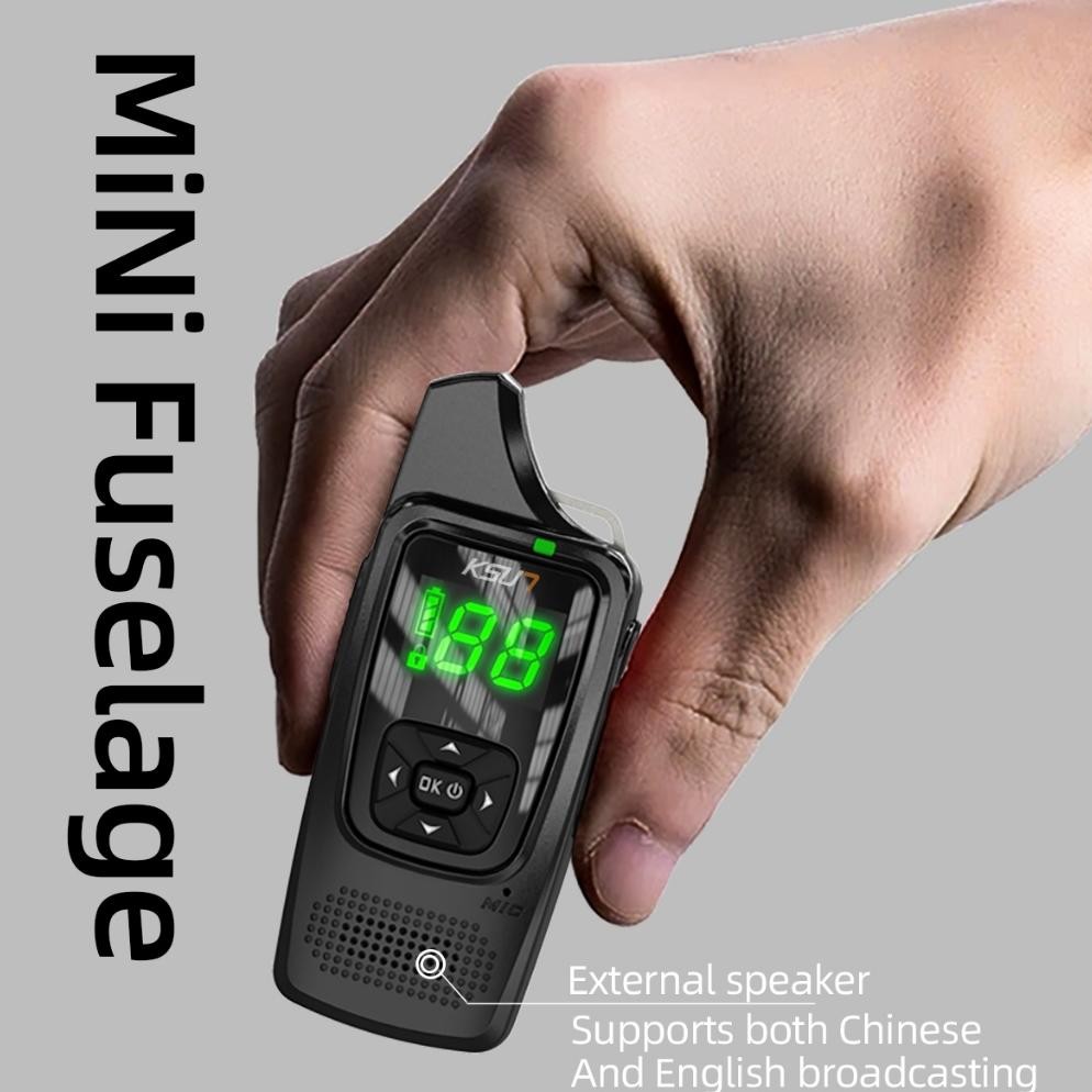 9.9 Rt-342 Ksun X-Tfsi Walkie Talkie V6 Handy Talky Minl Raidio Ht 1-3Km Jarak  Layar Led Hemat Am67