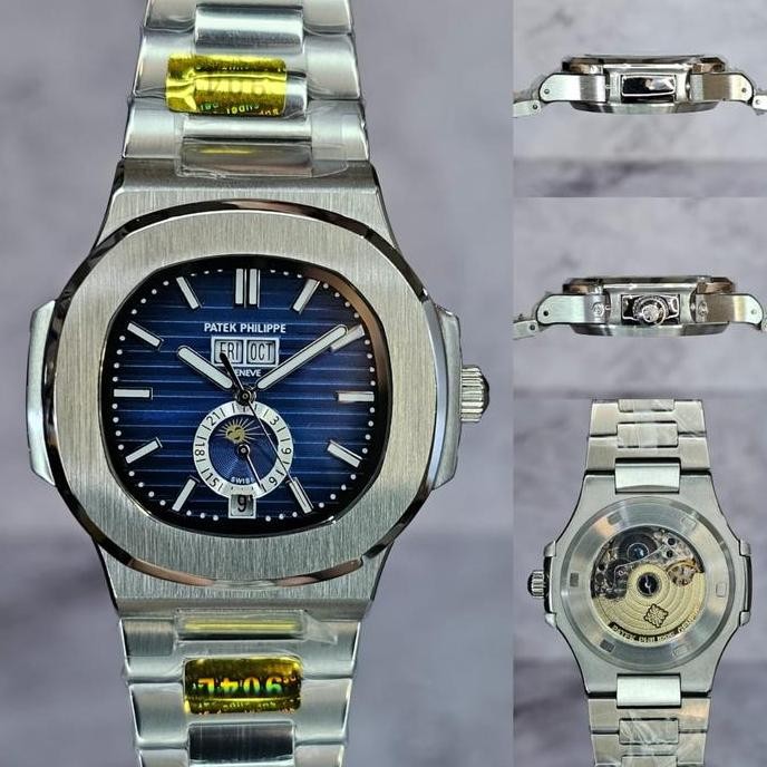 Ready  Jam tangan Automatic PP MoonPhase 5726 Chain Stainless steel