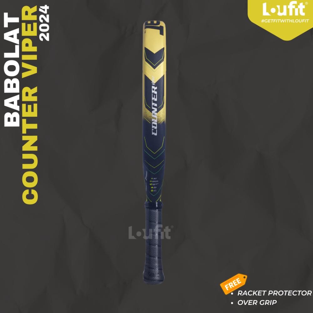 BABOLAT RACKET | PADEL RACKET BABOLAT COUNTER VIPER 2024 ORIGINAL | Carbon 3K